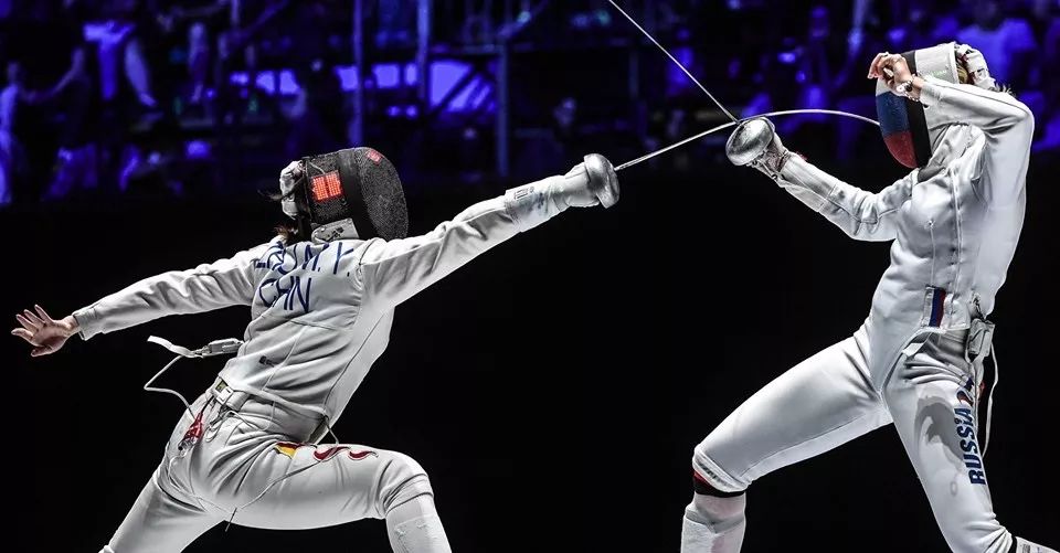 阿根廷运动员在击剑赛中勇夺冠军 阿根廷运动员在击剑赛中勇夺冠军